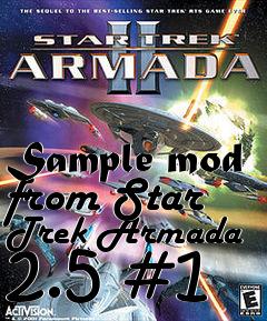 Box art for Sample mod from Star Trek Armada 2.5 #1