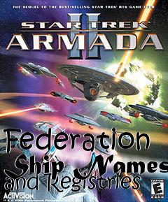 Box art for Federation Ship Names and Registries