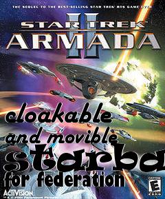 Box art for cloakable and movible starbase for federation