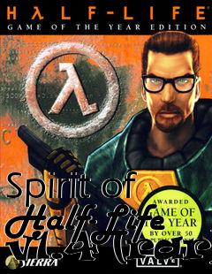 Box art for Spirit of Half-Life v1.4 (rar)