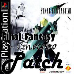 Box art for Final Fantasy 7 - Chocobo Patch