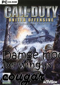 Box art for Damge mod for wingys cougar