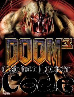 Cabinet Locker Codes Mod Doom 3 Free Download Lonebullet