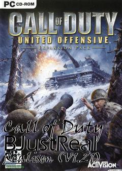 Box art for Call of Duty BJustReal Realism (V1.21)