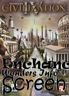 Box art for Enchanced Wonders Info Screen