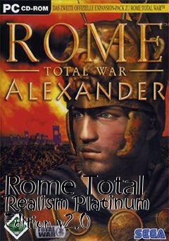 Box art for Rome Total Realism Platinum Edition v2.0