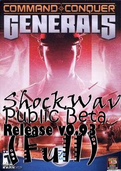 Box art for ShockWave Public Beta Release v0.93 (Full)