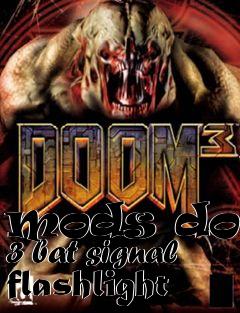 Box art for mods doom 3 bat signal flashlight