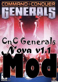 Box art for CnC Generals Nova v1.1 Mod