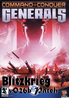 Box art for Blitzkrieg 2 v026b Patch