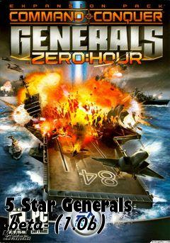 Box art for 5 Star Generals -beta- (1.0b)