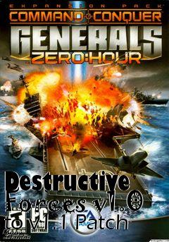 Box art for Destructive Forces v1.0 to v1.1 Patch