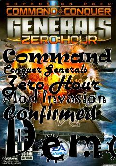 Box art for Command and Conquer Generals Zero Hour Mod Invasion Confirmed Demo