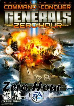 Box art for Zero Hour Module list