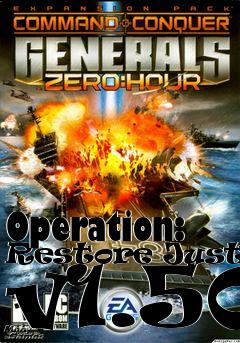 Box art for Operation: Restore Justice v1.50