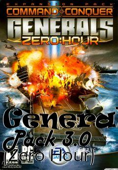 Box art for Generals Pack 3.0 (Zero Hour)