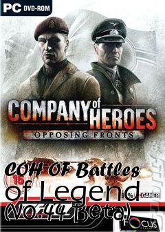 Box art for COH OF Battles of Legend (v0.44 Beta)