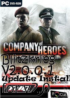 Box art for Blitzkrieg v2.0.0.1 Update Installer for v2.0