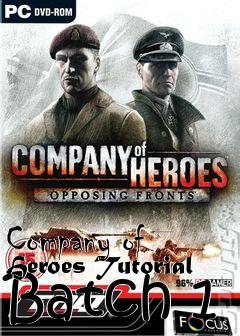 Box art for Company of Heroes Tutorial Batch 1