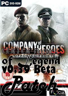 Box art for COH OF Battles of Legend v0.39 Beta Patch