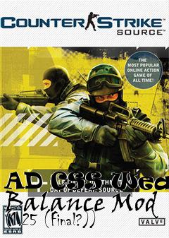 Box art for AD CSS Weapon Balance Mod (1.25 (Final?))