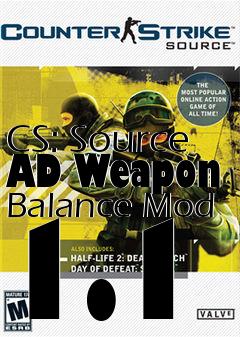 Box art for CS: Source AD Weapon Balance Mod 1.1