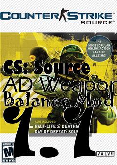 Box art for CS: Source AD Weapon Balance Mod 1.1