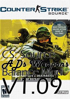 Box art for CS: Source ADs Weapons Balance Mod V1.09