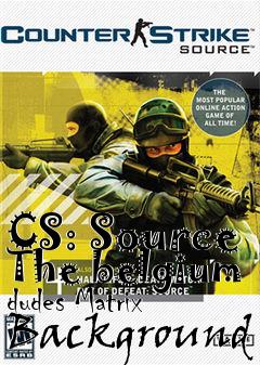 Box art for CS: Source The belgium dudes Matrix Background