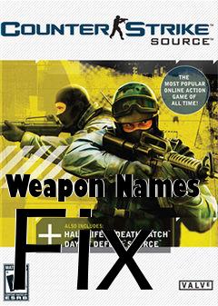 Box art for Weapon Names Fix