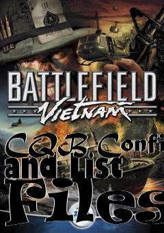 Box art for CQB Config and List Files