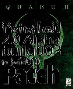 Box art for Paintball 2.0 Alpha build003 to build010 Patch