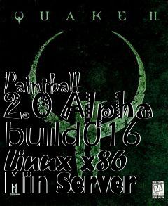 Box art for Paintball 2.0 Alpha build016 Linux x86 Min Server