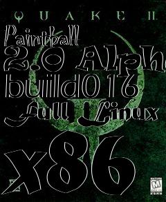 Box art for Paintball 2.0 Alpha build016 Full Linux x86