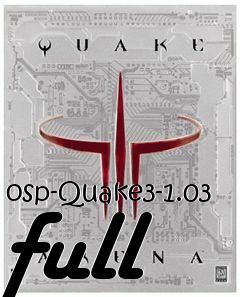 Box art for osp-Quake3-1.03 full