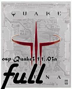 Box art for osp-Quake3-1[1].03a full