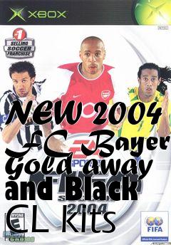 Box art for NEW 2004 FC Bayern Gold away and Black CL kits