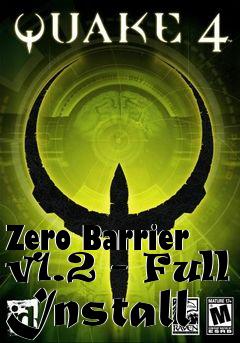 Box art for Zero Barrier v1.2 - Full Install