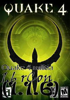 Box art for Quake 4 militia 1.6 rCon (1.1.6)