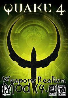 Box art for Weapons Realism Mod (4.0)