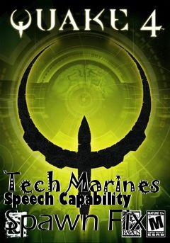 Box art for Tech Marines Speech Capability Spawn Fix