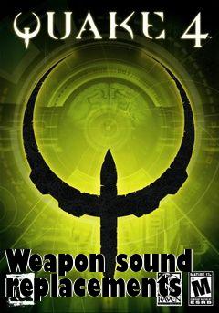 Box art for Weapon sound replacements