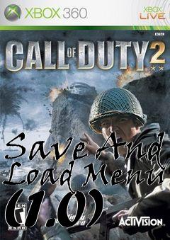 Box art for Save And Load Menu (1.0)