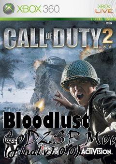 Box art for Bloodlust CoD2SP Mod (Final v1.0.0)