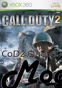 Box art for CoD2 Quotes Mod