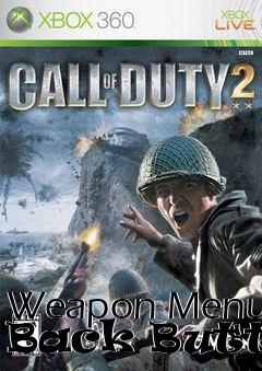 Box art for Weapon Menu Back Button