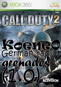 Box art for Koene007 German radio grenades (1.0)