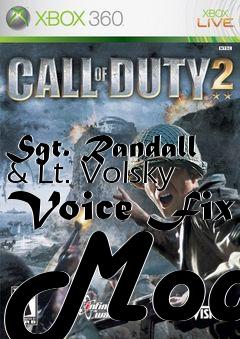 Box art for Sgt. Randall & Lt. Volsky Voice Fix Mod