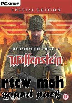 Box art for rtcw moh sound pack