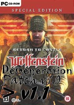 Box art for DeGeneration Patch v1.0 > v1.1